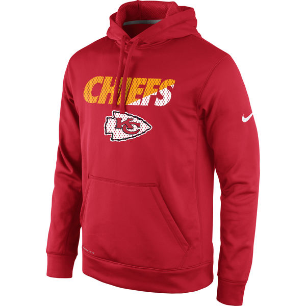 Men Kansas City Chiefs Nike Kick Off Staff Performance Pullover Hoodie Red->kansas city chiefs->NFL Jersey